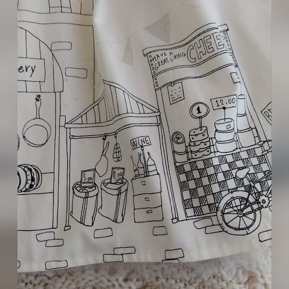 Rivet & Surge Graphic Tulle Skirt + Reversible Skirt +Japanese + Size see below - Picture 11 of 16